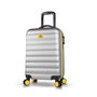 Zoozie Bags Maleta de Cabina Gris con Ruedas Dobles 360°